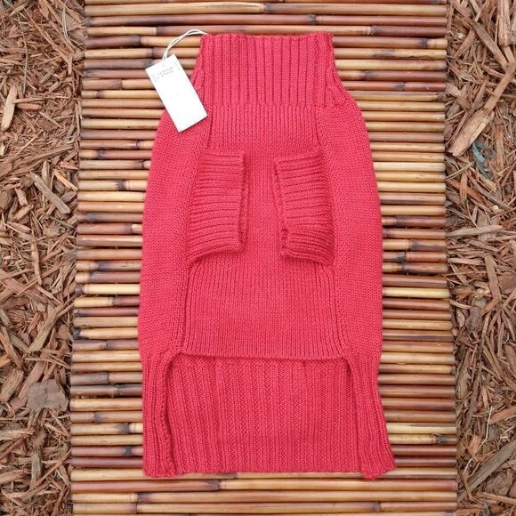 NWT TANNER & DASH "Sock Monkey" Red Dog Sweater Style 207 Size 16 (40.5) - Picture 7 of 7